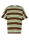 Prada Printed Cotton T Shirt In White