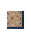 Prada Printed Cotton Twill Scarf 55 X 55 Cm In Multicolor