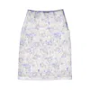 Prada Printed Nylonette Midi Skirt In Blue