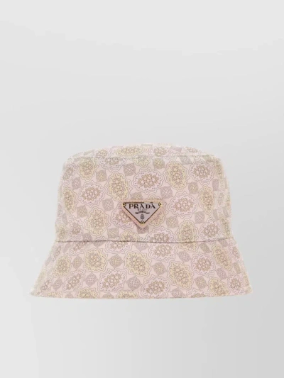Prada Printed Re-nylon Bucket Hat In Pastel