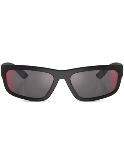 PRADA PRINTED RECTANGLE-FRAME SUNGLASSES