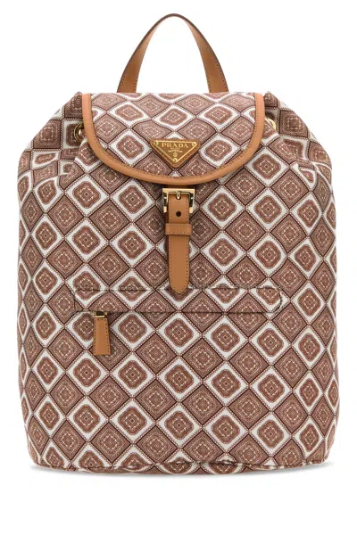 Prada Printed Re-nylon Backpack