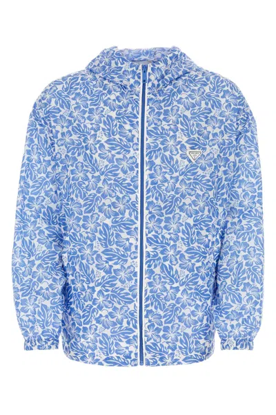 Prada Printed Re-nylon Windbreaker Jacket
