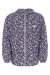 Prada Printed Re-nylon Windbreaker Jacket In Printed