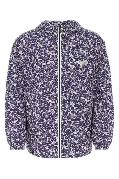 Prada Printed Re-nylon Windbreaker Jacket