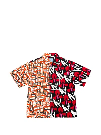 Prada Printed Shirt In Multi