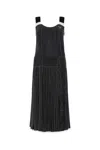 Prada Women's Silk Dress In Black