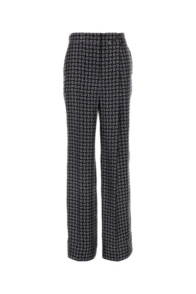 Prada Printed Silk Pants