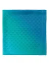 Prada Printed Silk Twill Scarf In Blue