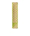 Prada Printed Silk Twill Scarf In Lawn Green/petal Powder