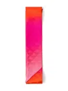 Prada Printed Silk Twill Skinny Scarf In Pink