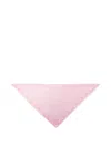 Prada Printed Silk Scarf In Pink