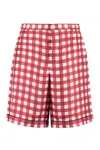 Prada Stylish Vichy Trousers For Men