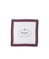 Prada Printed Silk Twill Jacquard Scarf 55 X 55 Cm