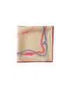 Prada Women's Printed Silk Twill Scarf In Neutral