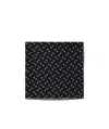 Prada Printed Silk Twill Scarf 90x90 In Black/white