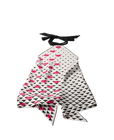 Prada Printed Silk Twill Top In Multi