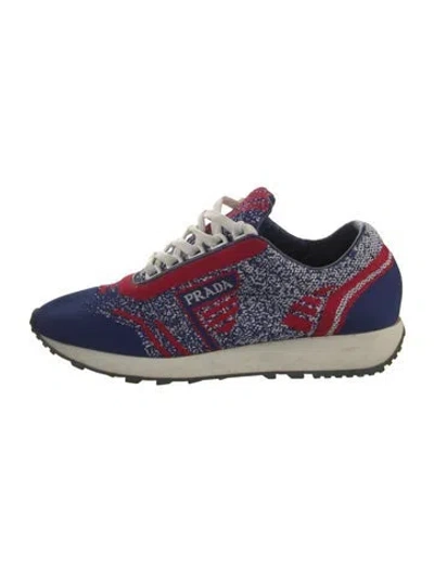 Pre-owned Prada Printed Sneakers In Multi