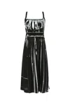Prada Stretch Viscose Dress Abstract Print