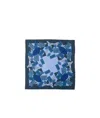 Prada Schal Aus Twill Mit Print In Blue