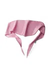 Prada Twill Scarf Refined Edge Detail Design In Pink