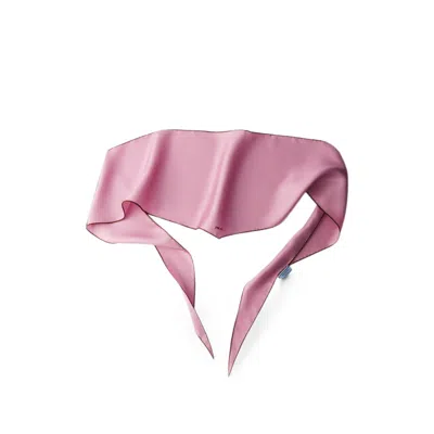 Prada Printed Twill Scarf In Pink