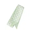 Prada Women's Printed Silk Twill Scarf In White