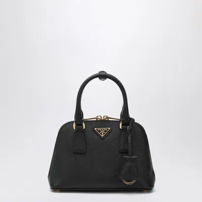 Prada Promenade Bag Black In Saffiano Women