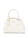Prada Promenade Saffiano Leather Hand Bags In White