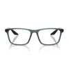 Prada Linea Rossa Ps 01qv Czh1o1 Azzurro Trasparente Glasses In Green