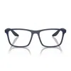 Prada Linea Rossa Ps 01qv Tfy1o1 Gomma Blu Glasses In Gray