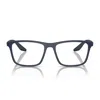 Prada Linea Rossa Ps 01qv Tfy1o1 Gomma Blu Glasses In Gray