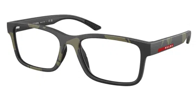 Prada Ps 01rv Men's Glasses, Green, Size 56