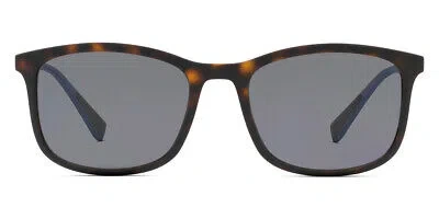 Pre-owned Prada Ps 01ts Sunglasses Men Havana Rectangle 56mm & Authentic In Polar Grey