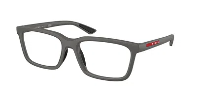 Prada Ps 02sv 16x1o1 Occhiali Da Vista Grigi Per Uomo (solo Montatura) In Black