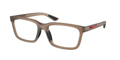 Prada Ps 02sv 29f1o1 Occhiali Da Vista Marroni Per Uomo (solo Montatura) In Brown