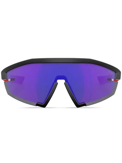 Prada Ps 03zs Pilot-frame Sunglasses In Black