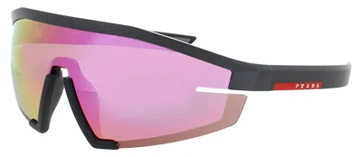 Prada Ps 03zs Unisex Sunglasses 144-0-125 With Case, Plastic In In Description