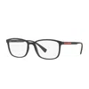Prada Ps 04iv Eyeglasses In Silver