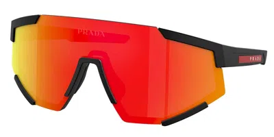 Prada Ps 04ws Dg002u Occhiali Da Sole Neri Per Uomo