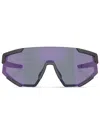 Prada Ps 04ws Pilot-frame Sunglasses In Schwarz