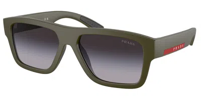 Prada Ps 04zsf Asian Fit 15x09u Men's Sunglasses Green Size 56