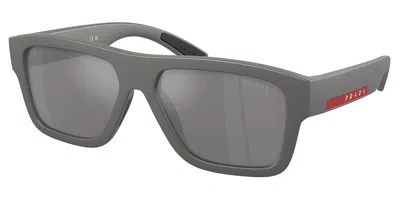 Prada Ps 04zsf Asian Fit 16x7w1 Men's Sunglasses Grey Size 56 In Gray
