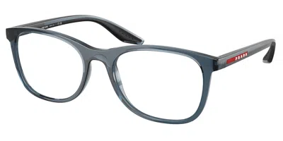 Prada Ps 05pv Czh1o1 Men's Glasses Blue Size 55 - Free Lenses - Blue Light Block Available