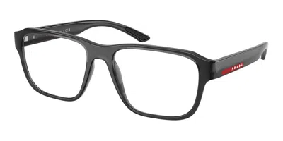 Prada Ps 05rv 01d1o1 Occhiali Da Vista Chiari Per Uomo (solo Montatura) In Gray