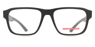 Prada Ps 05rv Dg01o1 Occhiali Da Vista Neri Per Uomo (solo Montatura) In Black