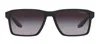 Prada Linea Rossa 56mm Pillow Sunglasses In Black