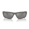 Prada Linea Rossa Ps 05zs 16x7w1 Grigio Metallizzato Sunglasses In Gray