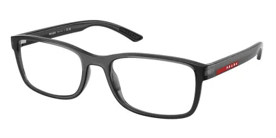 Prada Ps 06rv 01d1o1 Occhiali Da Vista Chiari Per Uomo (solo Montatura) In Gray