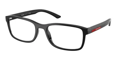 Prada Ps 06rv 1ab1o1 Occhiali Da Vista Neri Per Uomo (solo Montatura) In Black
